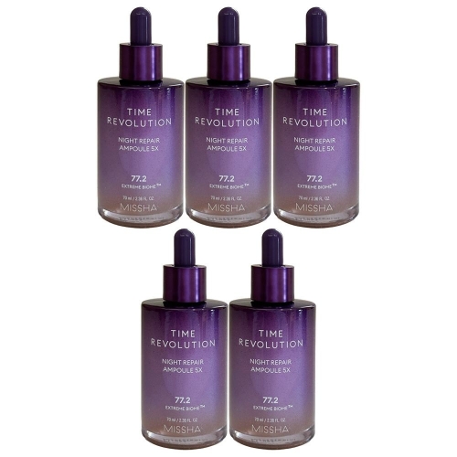 미샤 타임 레볼루션 나이트 리페어 앰플 5X 70ml (5개)_이미지