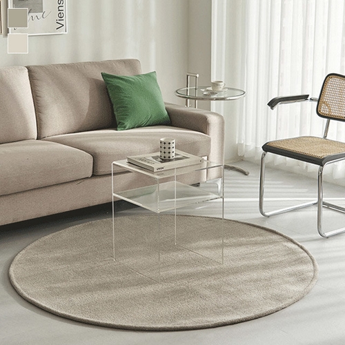 데코뷰 루블린 워셔블 원형러그 (100cm)_이미지