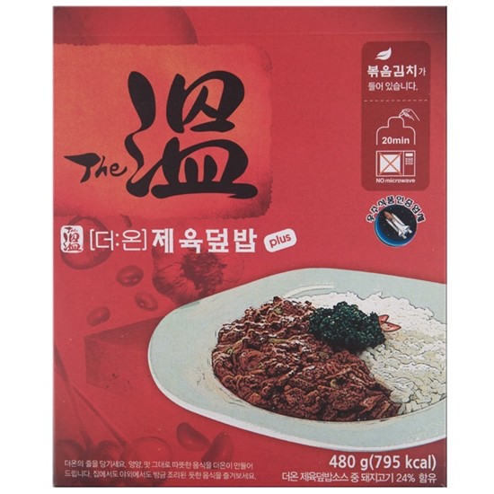 참맛 더온 발열도시락 제육덮밥 플러스 480g (1개)_이미지