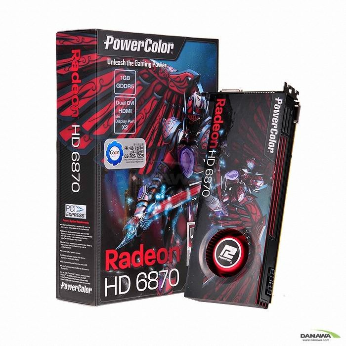 PowerColor 라데온 HD 6870 레드나이트 D5 1GB 가온_이미지