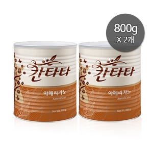 롯데칠성음료 칸타타 아메리카노 분쇄 800g [2개]
