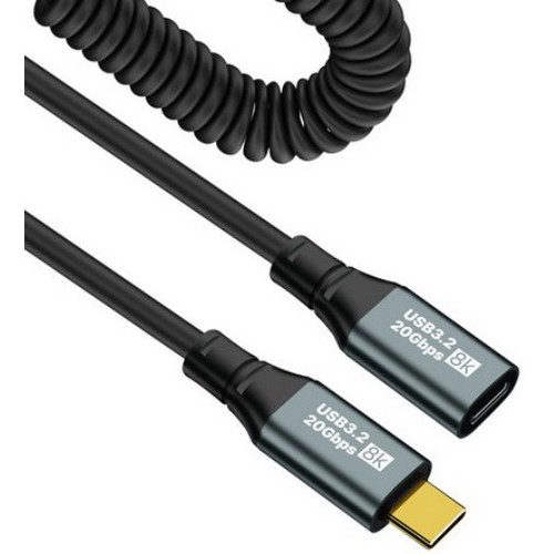 라이트컴 COMS USB3.2 PD C to C타입 100W 연장케이블 JA343