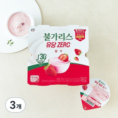 남양유업 불가리스 제로 딸기 80g (12개)_이미지