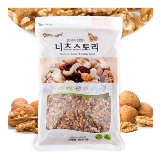 비앤지트레이딩 너츠스토리 호두(1/4태) 1kg (1개)_이미지