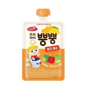 우리아이 뿡뿡 망고 채소 70ml