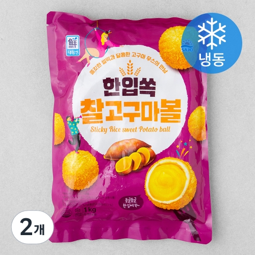 사조대림 대림선 한입쏙 찰 고구마볼 1kg