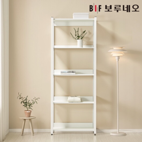 BIF보루네오 아이든 시스템 행거 철제 드레스룸 5단 선반장 800_이미지
