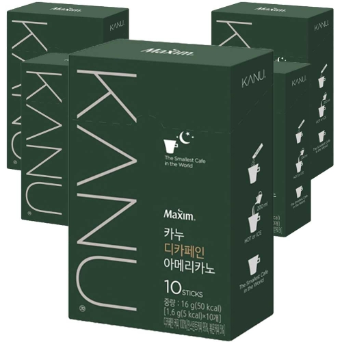 동서식품 <b>카누</b> <b>디카페인</b> 아메리카노 50개입