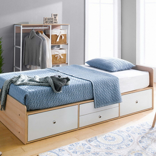 동서가구 킨더 2단수납 침대 Q (독립스프링)_이미지