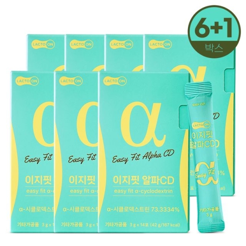 서울약사신협 락토온 이지핏 알파CD 14포 (7개)_이미지