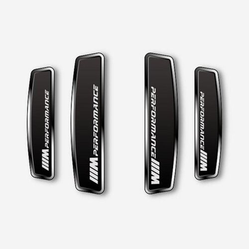 DXSOAUTO 블랙 쉴드 엠블럼 도어가드 (BMW M 퍼포먼스)_이미지