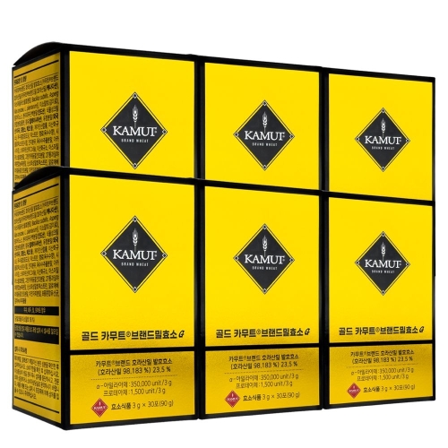 그레인온 골드 카무트 브랜드밀 효소G 3g 30포 (6개)_이미지