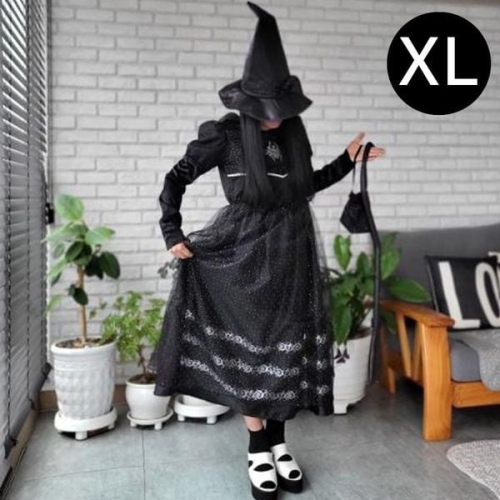 XL 마녀 코스튬 할로윈 블랙 445909