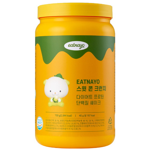 소울네이처푸드 있나요 단백질 쉐이크 스윗 콘 크런치 750g (2개)_이미지