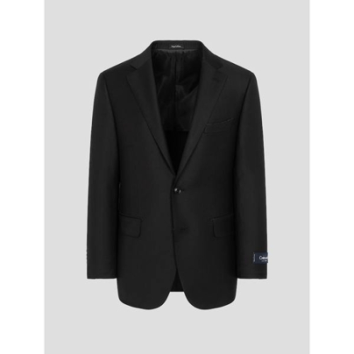 Prestige 봄 GUABELLO 슐레인 울 솔리드 수트 재킷 블랙 GA6101P125