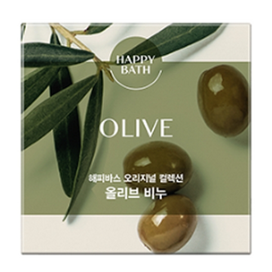해피바스 오리지널 컬렉션 올리브 비누 90g (4개)_이미지