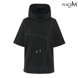  마르조 데니스골프여성 데일리 트레이닝 후드티_블랙_VAOMLTS706