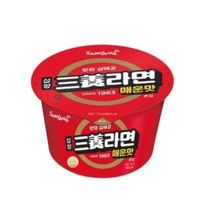 삼양식품 삼양라면 매운맛 큰컵 110g (12개)
