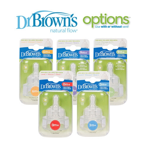 와이드넥 옵션스 플러스 젖꼭지 2개입