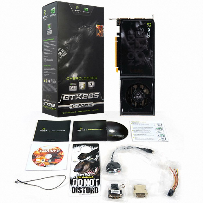 XFX 지포스 GTX285 Black Edition 1GB 유니텍_이미지