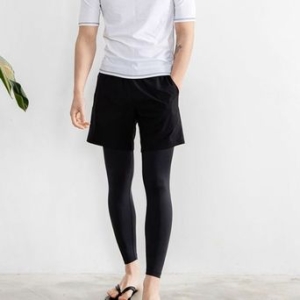  언더아머 블루모드 남자 4부 반바지 레깅스 일체형 운동복 트레이닝 팬츠 s n : W6C7D96+ 200902