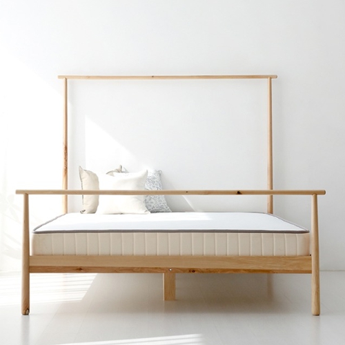 마켓비 VIENA 원목 침대 K (매트별도)_이미지