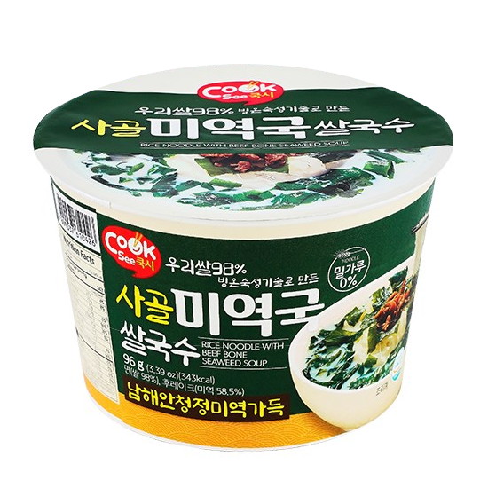 한스코리아  사골 미역국 쌀국수 92g