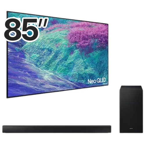 삼성전자 네오QLED KQ85QNFE1AFXKR (벽걸이+사운드바, HW-B650F)