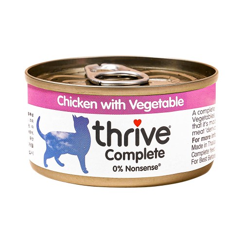 쓰라이브 컴플리트 치킨과 야채 캔 75g (6개)_이미지