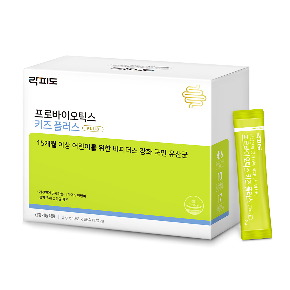 에프앤디넷 락피도 프로바이오틱스 키즈 플러스 60포 (1개)