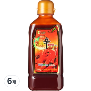 첫맛 캡사이신 매운맛소스 550g (6개)_이미지