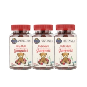 에이치브이엘 가든오브라이프 키즈 멀티 유기농 체리 비건 120구미 (3개)