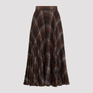  발렌시아가 스커트 808777 TRT39 2135 BROWN