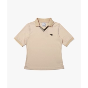 디아도라 코모도 PK 반팔 티셔츠 우먼 BEIGE D4222TTS42BGS