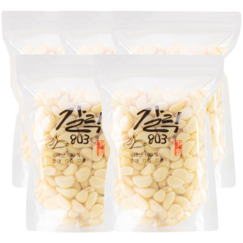 갈릭803 깐마늘 대 1kg (5개)_이미지