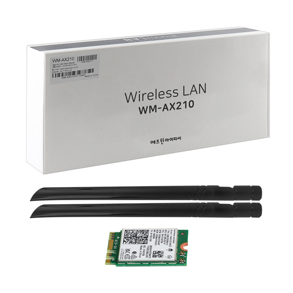 에즈윈아이피씨 WM-AX210 Wi-Fi 6E Kit 무선랜카드_이미지