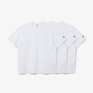 에센셜 LIGHTERA 3팩 포켓 반팔 티셔츠 멀티 14697423