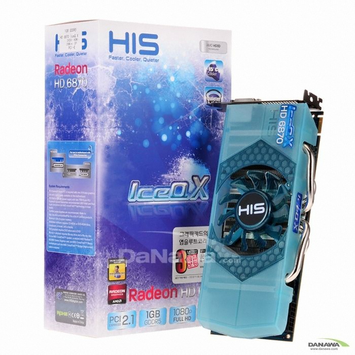 HIS �󵥿� HD 6870 D5 1GB IceQ-X