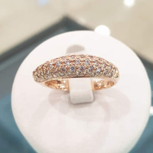 이랜드 로이드 14K 볼륨 웨이브 큐빅 반지 LRS22082G