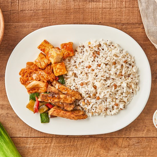 시즌3 퀴노아곤약밥 등심간장볶음 215g