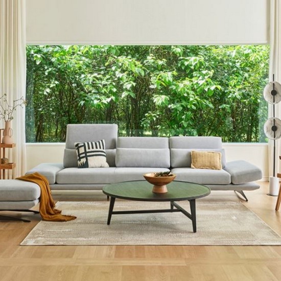 에싸 애스턴 리프트기능 카시미라 패브릭 소파 4인용 (스툴포함)