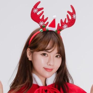 [불명] 리얼대형루돌프뿔머리띠 S8618033_이미지