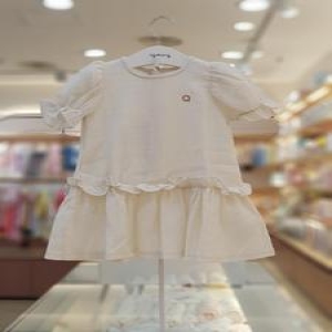 아가방앤컴퍼니 아가방 세이브존06 그리 쿨 반소매 원피스 01Q3540J53