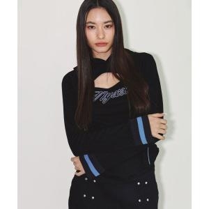 닉스 엔와이엑스엑스 X MIDDLE SLIT HOOD LONG S리 LEEVE BLACK NX24HHLS01BK 115436_이미지