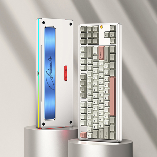PMO AURORA 80 유무선 기계식 (웜 실버)_이미지
