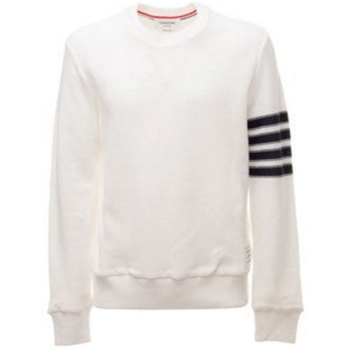 톰브라운 사선완장 코튼 니트 MJT305A 07897 (100, 화이트)