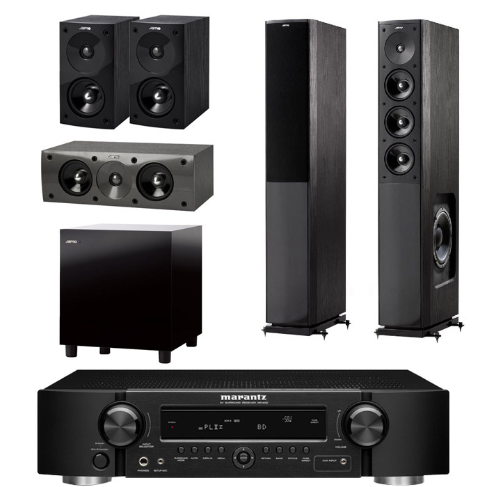 야모 S608 5.1채널 + 마란츠 AV리시버 (NR1402, SUB-210)