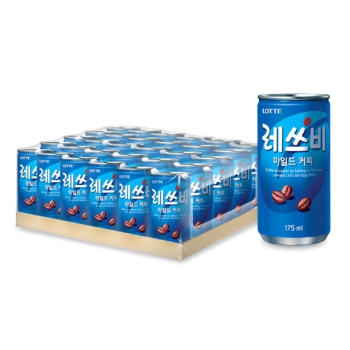 롯데칠성음료 레쓰비 마일드 175ml (60개)