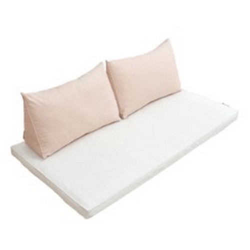 플레인 대방석 삼각 등쿠션 세트 슈퍼싱글