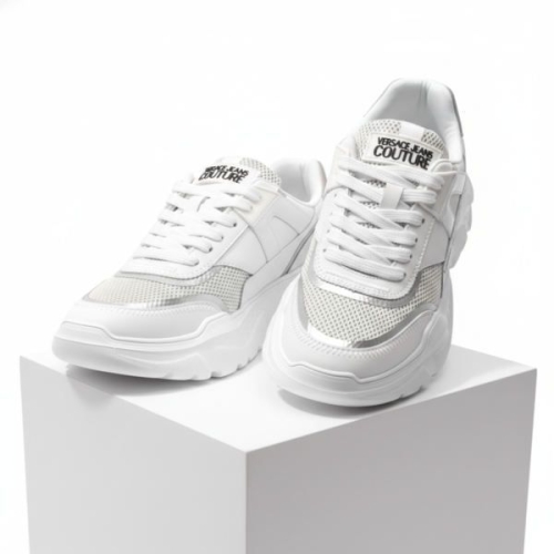 베르사체 Logo SpeedTrack Trainer 78VA3SC4 ZPB07 LA3 로고 Speedtrack 트레이너 854191